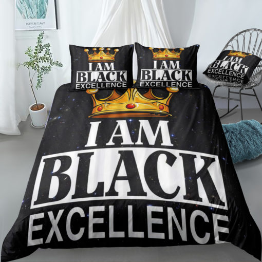 Trang0306041 CUTE I AM BLACK EXCELLENCE AFRICAN AMERICAN SHOWER CURTAIN