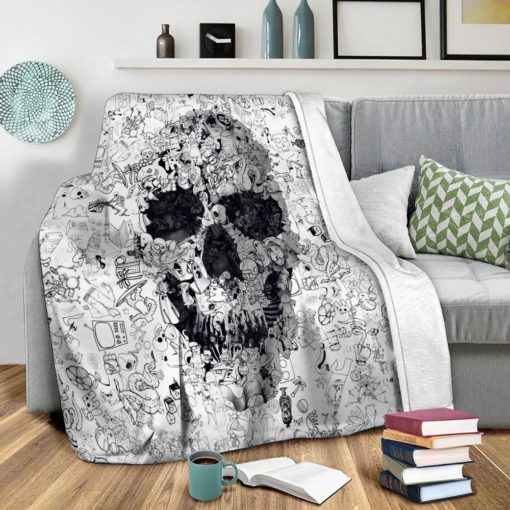 ali gulec doodle skull bw square tray top d440a7f0 6976 4137 a337 aa7cca4dace5 1