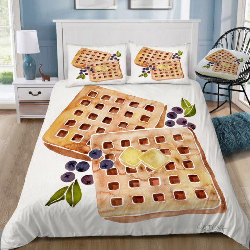 cat coquillette blueberry waffles square tray top