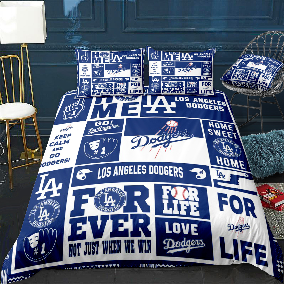 Los Angeles Dodgers Bedding Set Duvet, Dodgers Twin Bed Sheets